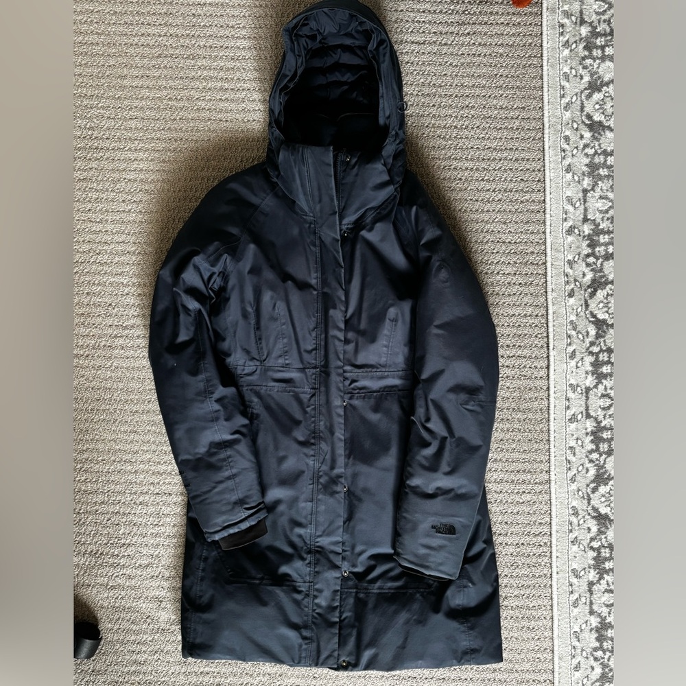 The North Face Blue Hooded Parka